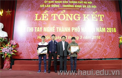 Trường Đại học Công nghiệp Hà Nội đạt thành tích cao tại kỳ thi tay nghề thành phố Hà Nội