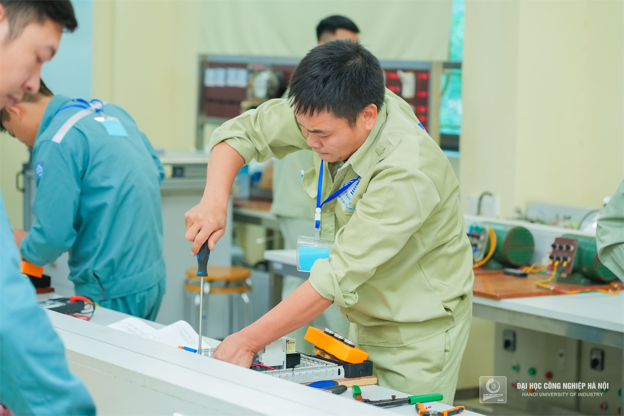 Hội thi thợ giỏi ngành xây dựng Hà Nội 2022 được tổ chức tại Trường Đại học Công Nghiệp Hà Nội