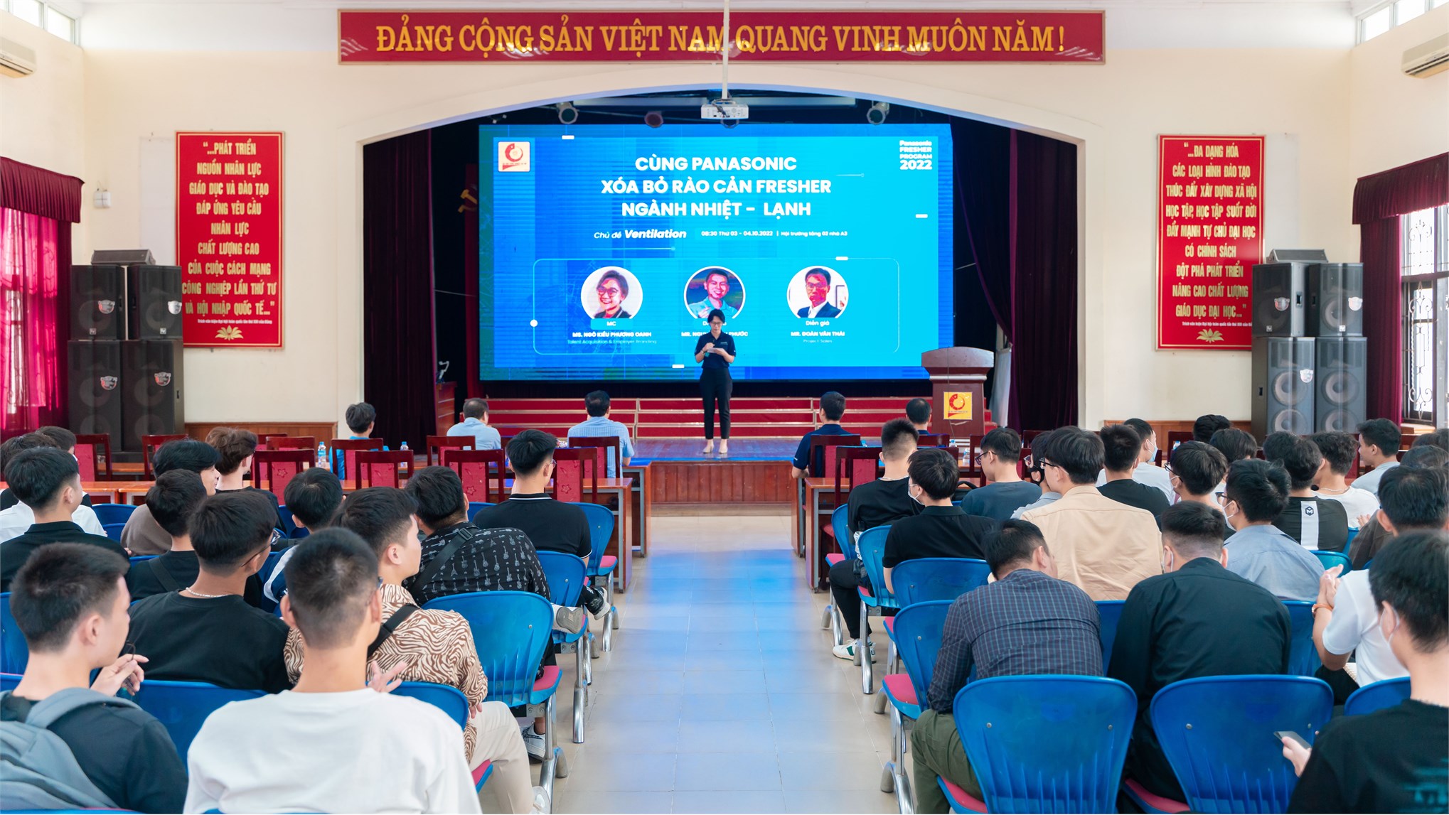 Hội thảo việc làm, hướng nghiệp cho sinh viên chuyên ngành Nhiệt của Công ty TNHH Panasonic Việt Nam