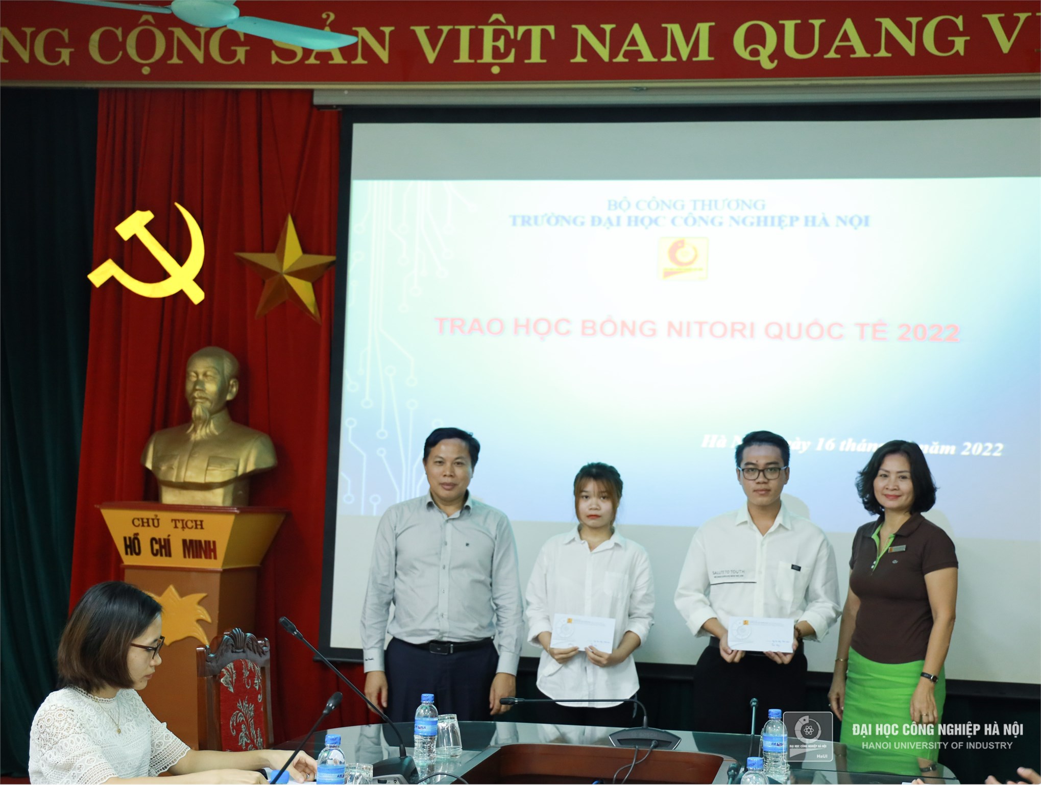 20 sinh viên Đại học Công nghiệp Hà Nội nhận học bổng quốc tế Nitori 2022