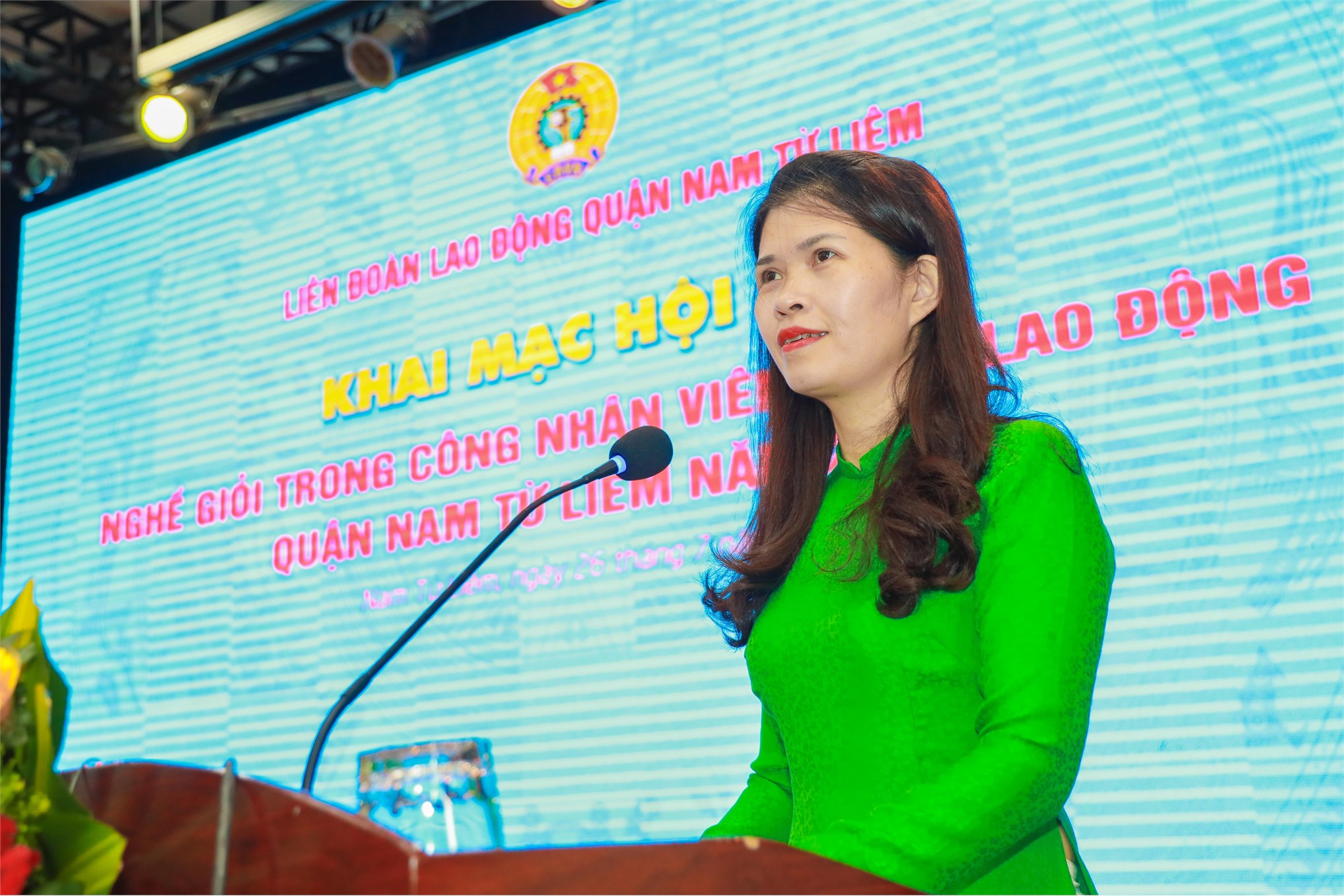 Hội thi nghề giỏi trong CNVCLĐ quận Nam Từ Liêm năm 2023 tổ chức tại Trường Đại học Công nghiệp Hà Nội