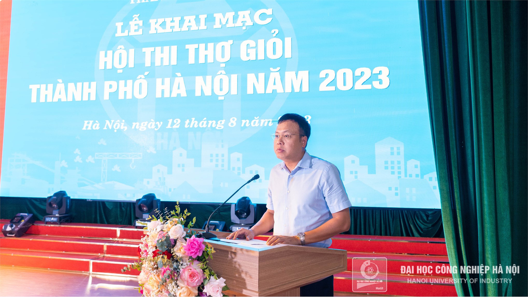 Hội thi thợ giỏi TP Hà Nội 2023 tổ chức tại Trường Đại học Công nghiệp Hà Nội