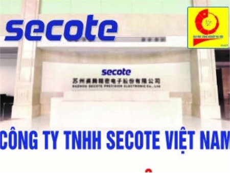 Thông báo tổ chức chương trình Hội thảo việc làm và tuyển dụng trực tiếp của Công ty TNHH Secote Việt Nam (Secote)