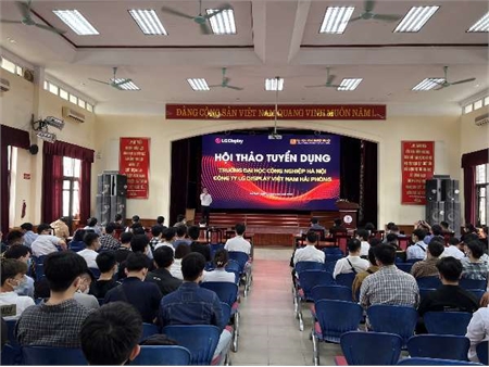 Cơ hội việc làm và tuyển dụng trực tiếp dành cho sinh viên tại Đại học Công nghiệp Hà Nội
