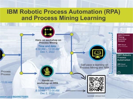 Dự án Build - IT: Chương trình tập huấn của IBM cho giải pháp Tự động hóa quy trình bằng robot (Robotic Process Automation – RPA) và Khai phá quy trình (Process Mining).
