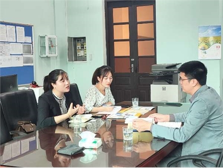 Công ty TNHH Intops Việt Nam (INTOPS Vietnam Co., Ltd.) đến thăm và làm việc tại trường