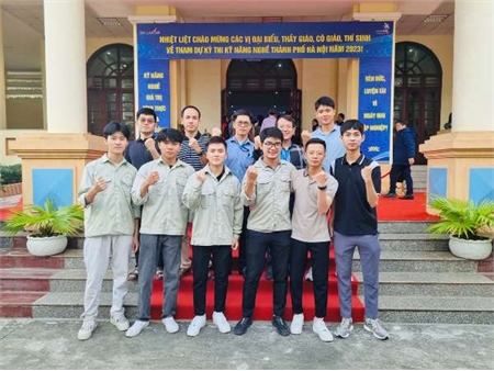10 sinh viên Trường Đại học Công nghiệp Hà Nội tham dự Kỳ thi Kỹ năng nghề TP Hà Nội