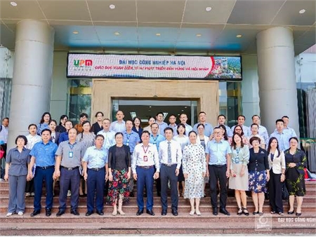 Trường Đại học Công nghiệp Hà Nội tiếp đón các trường đại học đến từ tỉnh Quảng Tây, Trung Quốc