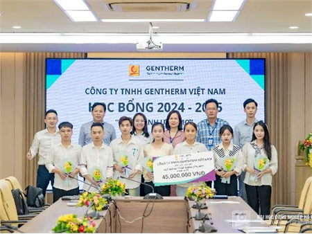 Học bổng “Chắp cánh ước mơ” của Gentherm Việt Nam – khởi đầu đầy triển vọng cho Sinh viên Trường Đại học Công nghiệp Hà Nội