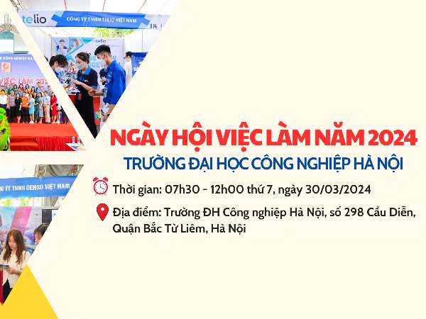 Thông tin Ngày hội việc làm Đại học Công nghiệp Hà Nội 2024