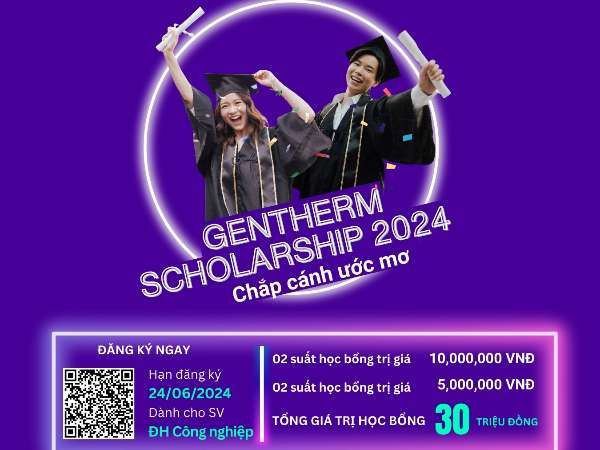 Thông báo chương trình Học bổng tài trợ của Công ty TNHH Gentherm Việt Nam