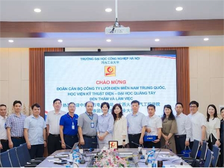 Chào đón đoàn đại biểu Đại học Quảng Tây, Trung Quốc đến thăm và làm việc