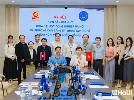 HaUI và Cao đẳng Viêng Chăn - Hà Nội tiếp nối các hoạt động hợp tác đào tạo