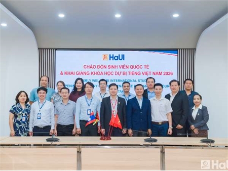HaUI tiêp tục chuỗi hoạt động chào đón sinh viên quốc tế đến học tập