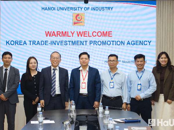 HaUI tiếp đón Cơ quan Xúc tiến Thương mại và Đầu tư Hàn Quốc (KOTRA)