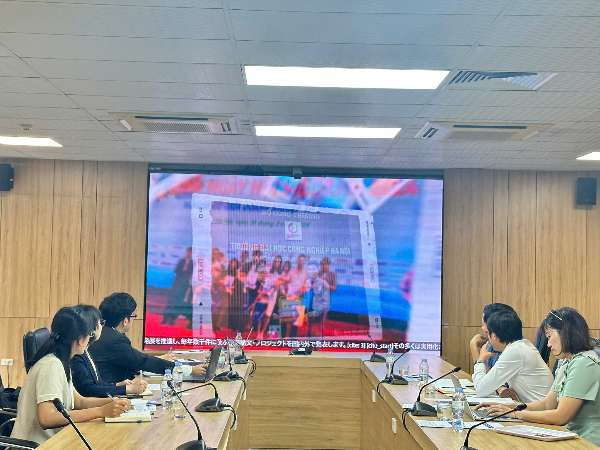 Đại học Công nghiệp Hà Nội tiếp đón và làm việc với Văn phòng JETRO và Công ty Cổ phần Đầu tư VJC, Nhật Bản