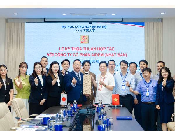 Ký kết thỏa thuận hợp tác giữa Đại học Công nghiệp Hà Nội và Công ty Cổ phần AIDEM (Nhật Bản)